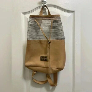 True Religion gorgeous Suede leather backpack.